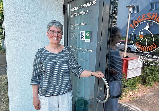 Engagiert: Monika Wenger setzt sich für offiziell anerkannte Tagesfamilien in Reinach ein. Foto: Caspar Reimer