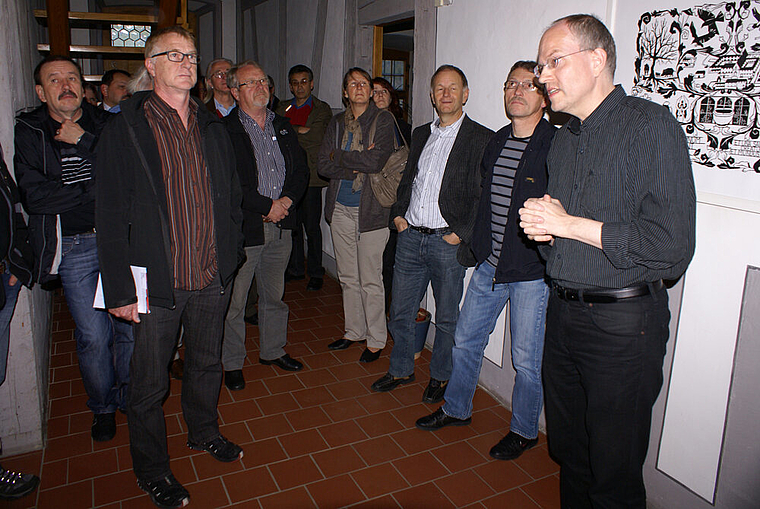 Besuch von Tourismus Schwarzbubenland im Kloster Beinwil: Bruder Christoph
