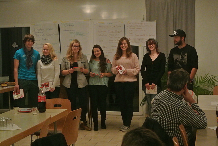 Produktives OK: Sie haben die Erwartungen des Gemeinderates übertroffen: Benedict Wyss, Valeria von Allmen, Svenja Meier, Tamjna Gaillard, Saskia Enz, Ronja Hugenschmidt, Nicolei Kurz.