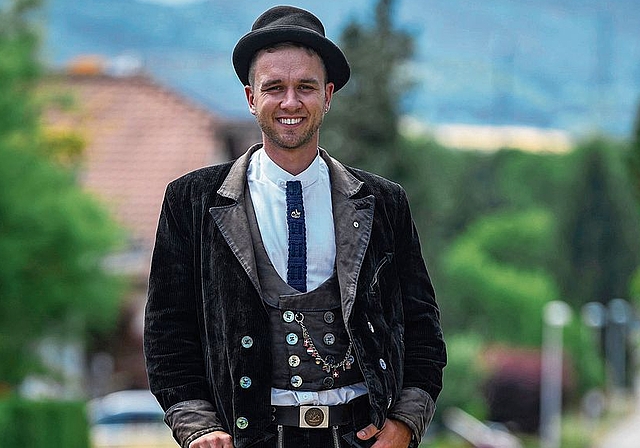 Wandergeselle: Der gelernte Zimmermann Philippe Saner ging mit 23 Jahren auf Wanderschaft. Foto: Juri Junkov