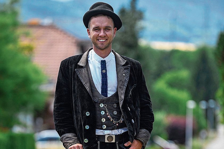Wandergeselle: Der gelernte Zimmermann Philippe Saner ging mit 23 Jahren auf Wanderschaft. Foto: Juri Junkov