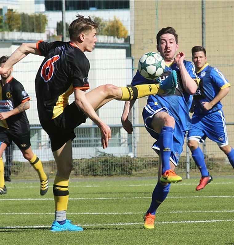 Absenzen: Dornach muss gegen Allschwil neben anderen auch auf den gesperrten Bojan Saponja (hier gegen Binningen) verzichten. Foto: eh-presse