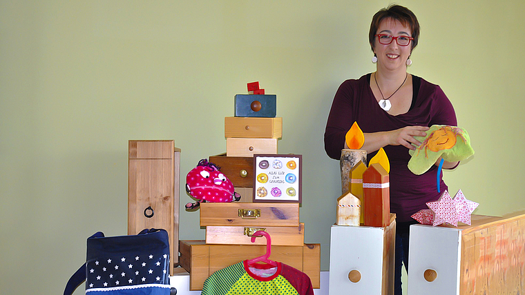 Gemeinsam verkaufen bringt Vorteile: Susann Barkholdt, Initiantin des Dornacher Schubladens, freut sich auf den Weihnachtsmarkt am 1. und 2. Dezember.  Foto: Isabelle Hitz