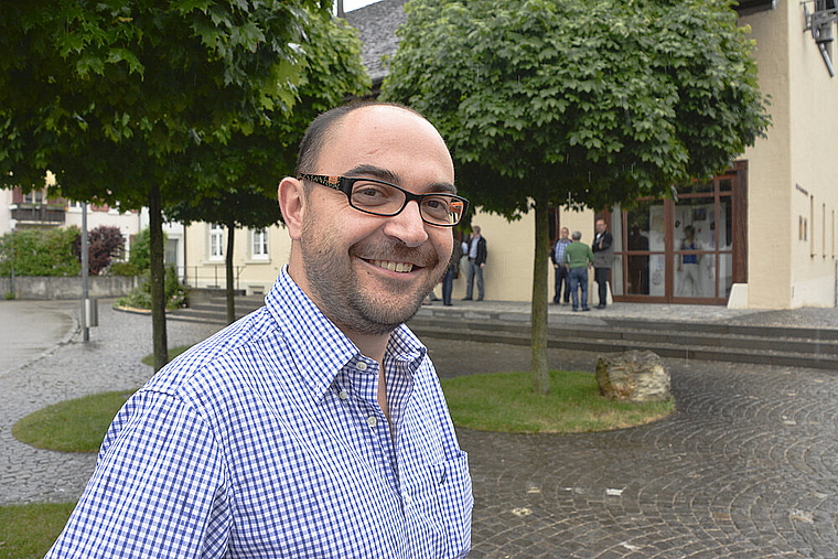 Voller Einsatz für Reinach: Markus Kilchherr, Einwohnerratspräsident.  Foto: Heiner Leuthardt