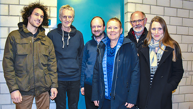 Wollen dem Verein neuen Aufschwung verleihen (v. l.): Martin Schmalenberg, Werner Schneider, Lukas Howald, Angelika Christofori, Marcus Lachenmeier und Katharina Vogt vom Vorstand des NVD. Foto: Bea Asper