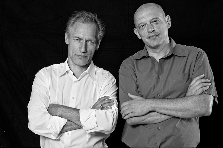 Kabarettisten mit raschem Denkvermögen: Daniel Buser (l.) und Roland Suter. Foto: ZVG