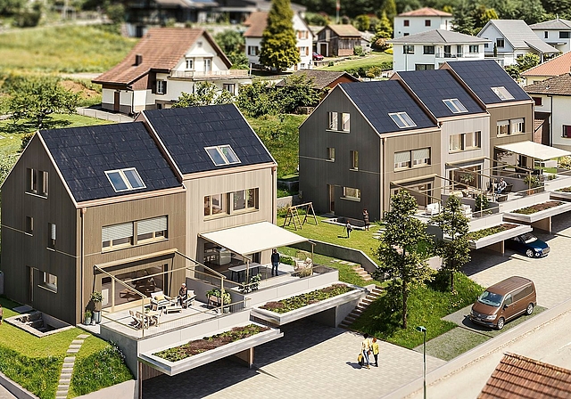 Gegenstand eines Rechtsstreits: Die von Unternehmer Patrik Doppler geplante Überbauung an der Spitalstrasse. Foto: zVg