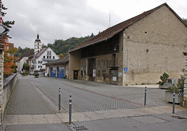 Amthausscheune: Hier soll bald gebaut werden.  Foto: Martin Staub