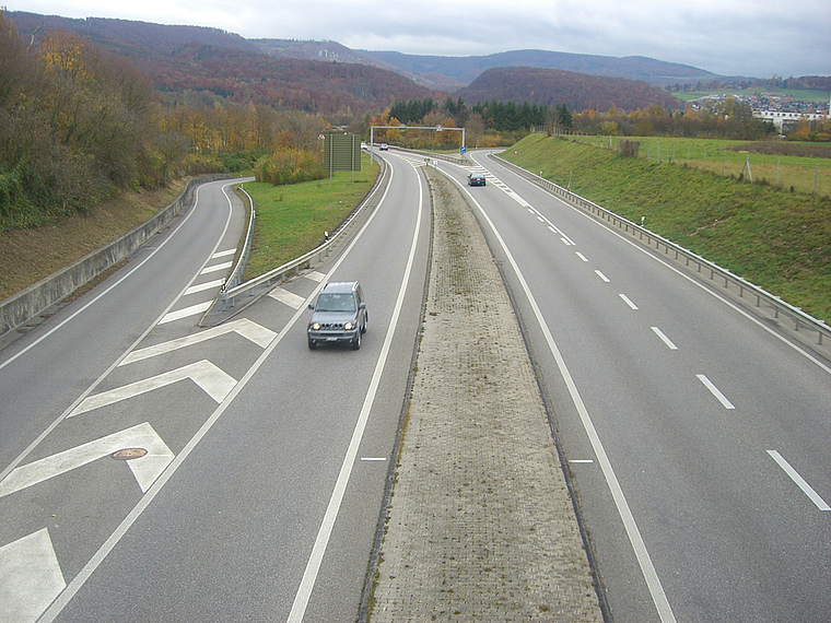 Hier soll einmal für 50 Mio. Franken der Vollanschluss gebaut werden: Bis Ende März können sich die Aescher zum Projekt äussern.