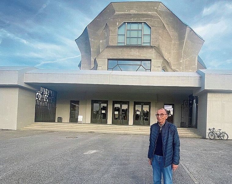 Klaus Boder: «Der grosse Saal im Goetheanum sorgt für einen wunderbaren Klang.» Foto: Bea Asper
