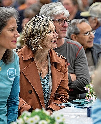 Mittendrin: Auch die Baselbieter Ständerätin Maya Graf wohnte dem Fest bei.