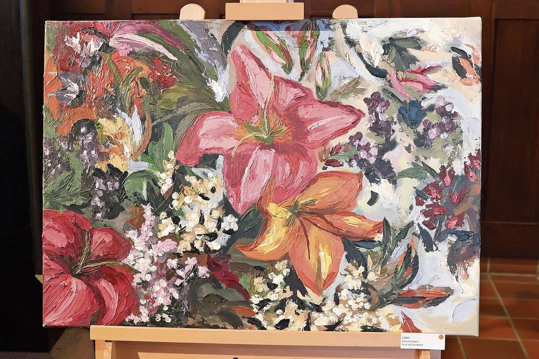 Blumenbild: «Lilien» von Sofia Giordano.