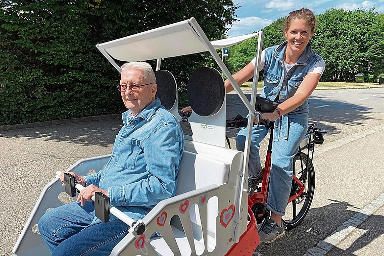 Elektrischer Antrieb: Mit den Tribikes können in kurzer Zeit längere Distanzen zurückgelegt werden. Foto: zvg