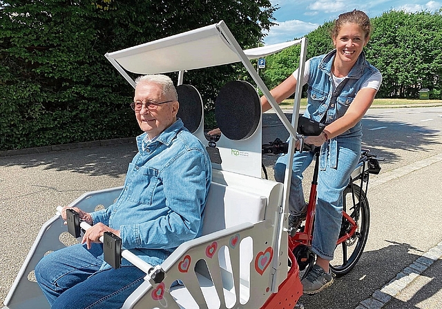Elektrischer Antrieb: Mit den Tribikes können in kurzer Zeit längere Distanzen zurückgelegt werden. Foto: zvg