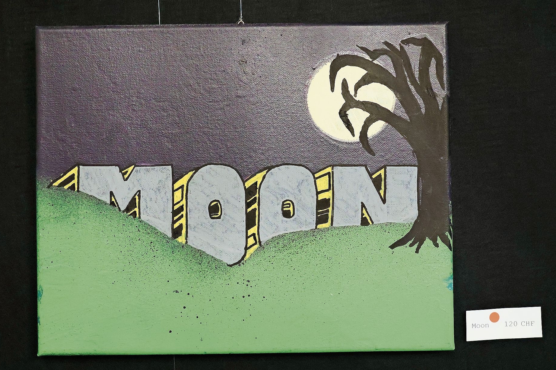 Graffiti: «Moon» von Len Steger.