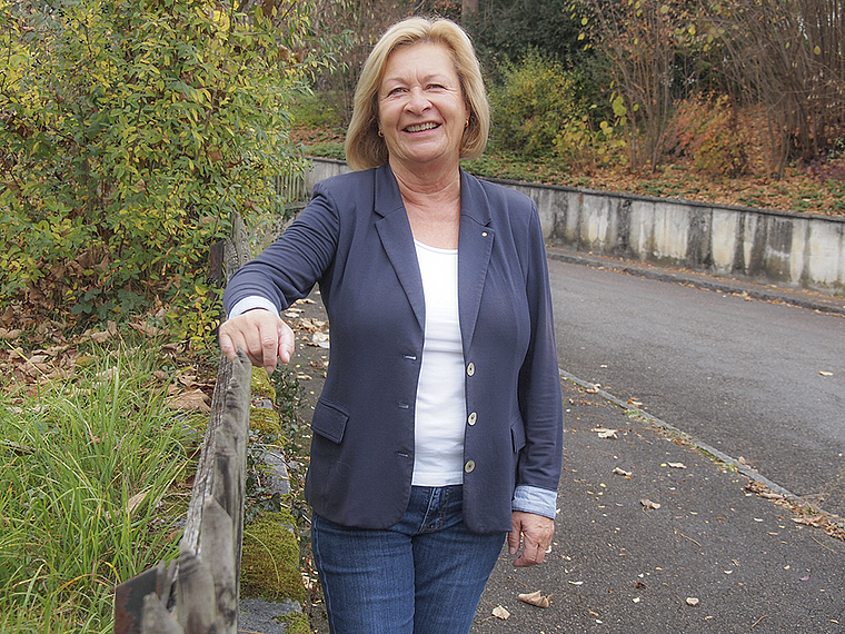 Will die Unternehmer aus dem Kägen besser miteinbinden: Gerda Massüger, die neu gewählte Präsidentin des lokalen Gewerbevereins kmu Reinach. Foto: Tobias Gfeller