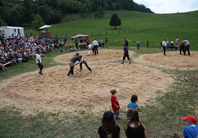 Optimale Bedingungen: Zum ersten Mal wurden die Wettkämpfe in Himmelried auf drei Plätzen ausgetragen und sechs Gänge durchgeführt.   Foto: Gaby Walther
