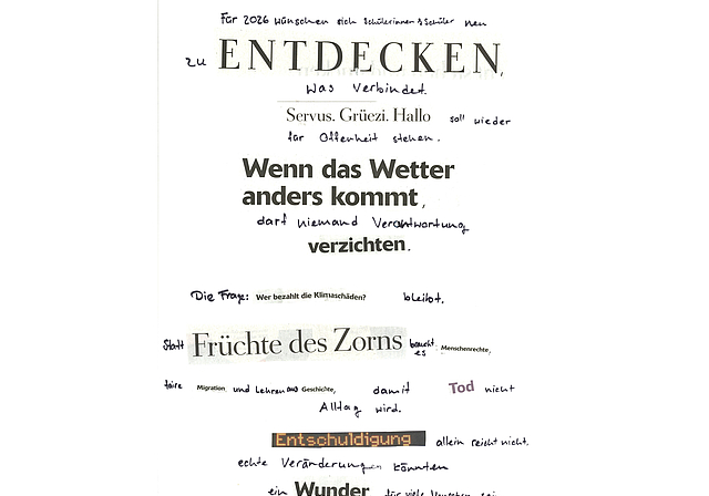 Collage: Fabio Häner, Paven-Eldo Prince, Kithurshan Sasitharan, 2AB.