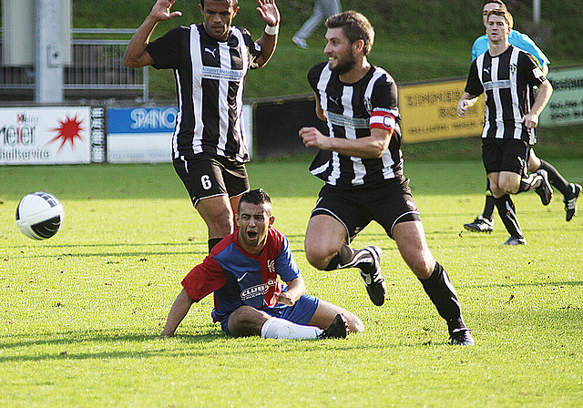 Treffsicher: Gleison Silva (l.) und Lubos Smitala waren mit ihren Toren massgeblich am Sieg beteiligt.  Foto: eh-press