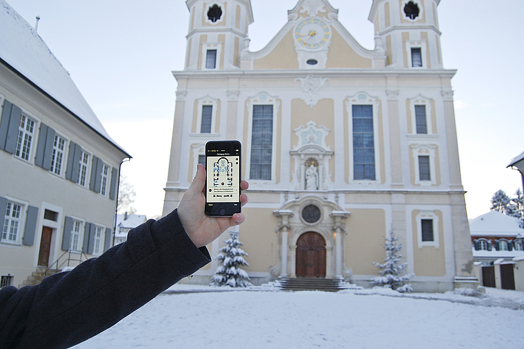 Zum Neujahr eine Attraktion: Der Arlesheimer Dom kann nun auch via App erkundet werden. Foto: Axel Mannigel