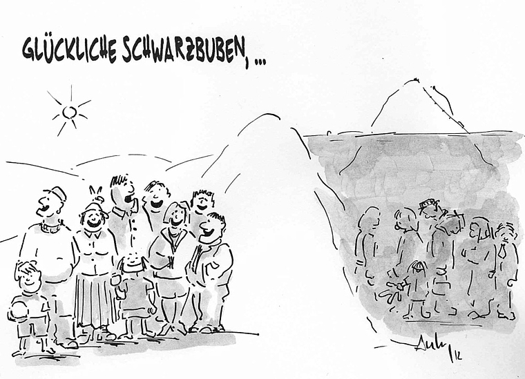 … denn alle solothurnischen Anlaufstellen für Depressive liegen hinter dem Berg. 