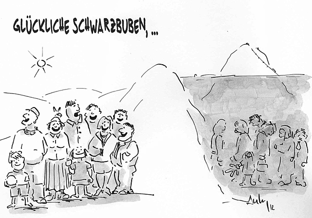 … denn alle solothurnischen Anlaufstellen für Depressive liegen hinter dem Berg. 