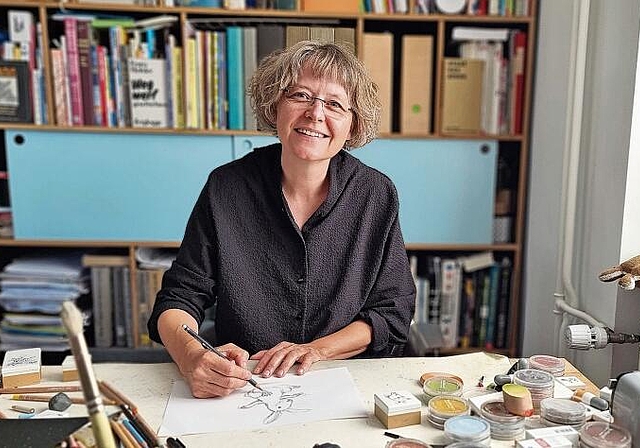 Erfolgreiche Illustratorin aus Dornach: Kathrin Schärer. Foto: Fabia Maieroni