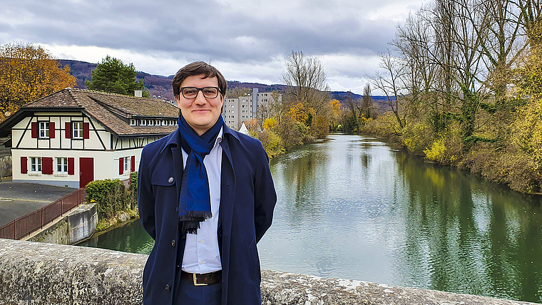 Politisches Aushängeschild für Dornach: Daniel Urech will sein neues Amt nutzen, um die Wahrnehmung des Schwarzbubenlandes in Solothurn zu stärken. Foto: Fabia Maieroni