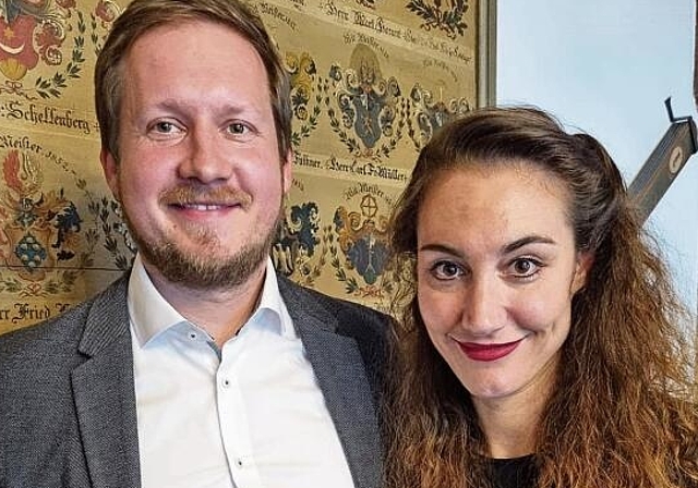 Neu im Amt: Birgit Kron, Geschäftsführerin Verkehrsliga beider Basel, und Sebastian Deininger, Präsident Verkehrsliga beider Basel. Foto: zvg