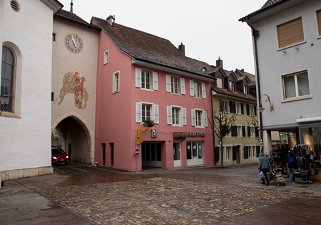 Ehemalige Stedtlibibliothek: Soll saniert werden. Darüber wird aber zu einem späteren Zeitpunkt entschieden. Foto: Martin Staub