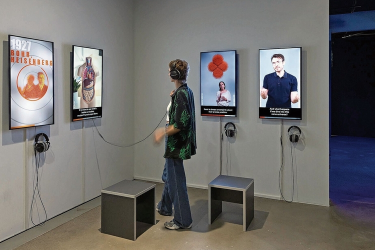 «Quantum Visions» zeigt, was Kunst in einem hochkomplexen Feld leisten kann: Sie übersetzt. Foto: zvg / Franz Wamhof