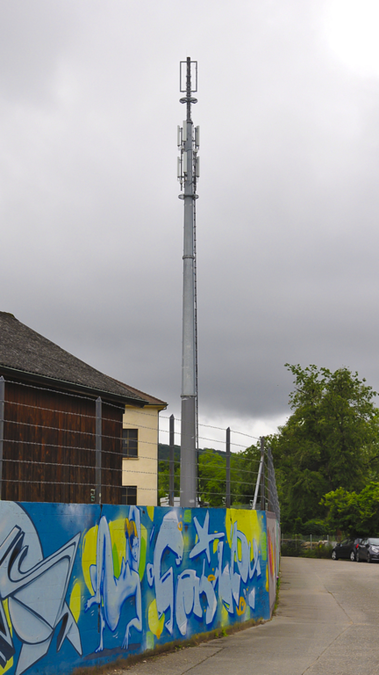 Wohin mit der Antenne? Die Swisscom sucht nach einem Standort im Gebiet Weiden. Foto: Isabelle Hitz