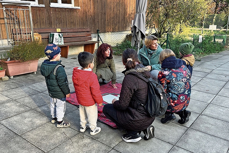 Im Tierpark: Reinach hat vor fast zwei Jahren ein Angebot für die Deutschförderung der Kinder lanciert. Foto: zVg/Archiv