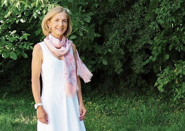 Lässt sich nicht entmutigen: Tanja Steiger geniesst das Leben trotz Parkinson.
Foto: Gaby Walther
