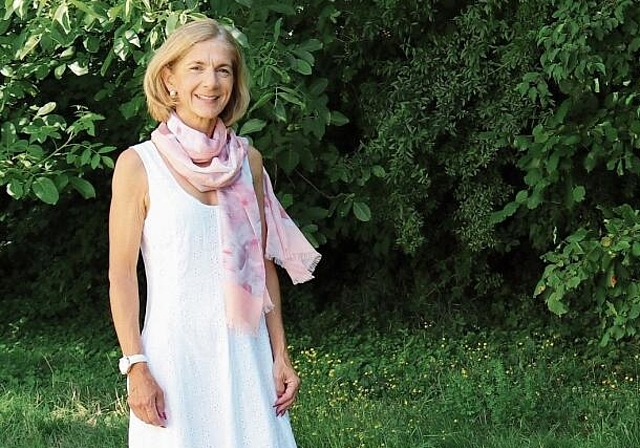 Lässt sich nicht entmutigen: Tanja Steiger geniesst das Leben trotz Parkinson. 
         
         
            Foto: Gaby Walther