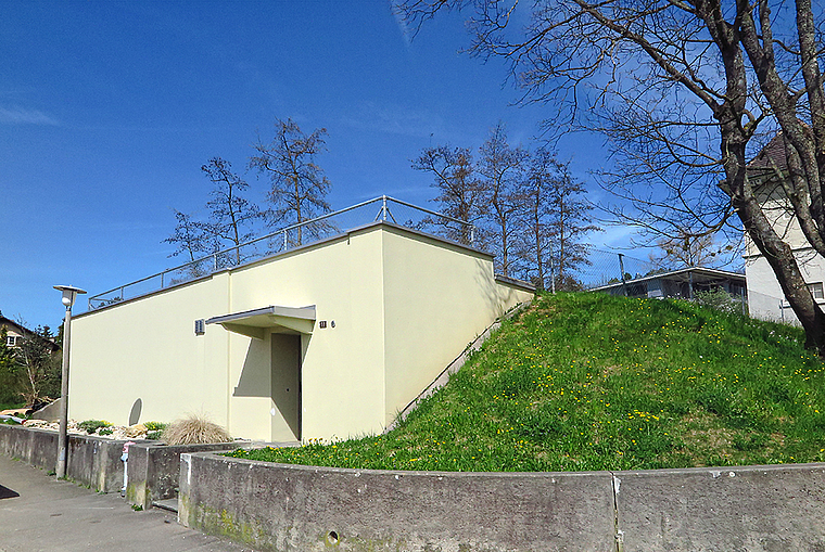 Reservoir Untererli: Die Mauern der zwei Wasserkammern in Innern sind alt und sanierungsbedürftig. Foto: Edmondo Savoldelli