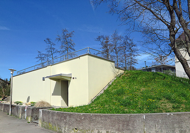 Reservoir Untererli: Die Mauern der zwei Wasserkammern in Innern sind alt und sanierungsbedürftig.  Foto: Edmondo Savoldelli