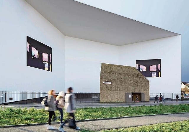 Öffnet seine Tore wieder: das Schaulager in Münchenstein.Foto: Schaulager / Tom Bisig