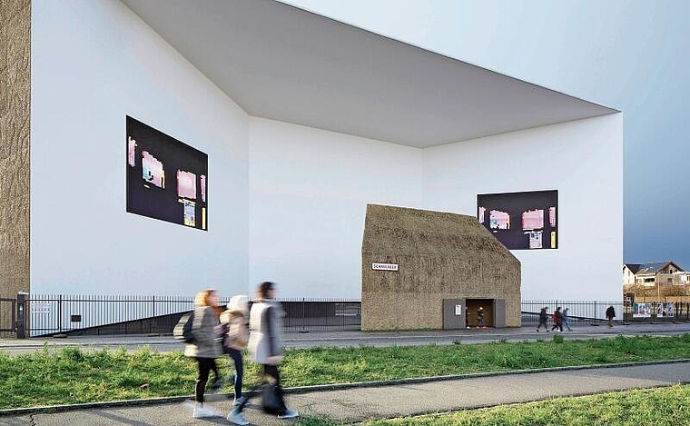 Öffnet seine Tore wieder: das Schaulager in Münchenstein.Foto: Schaulager / Tom Bisig