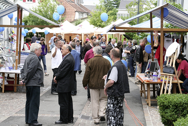 Bleibt vorerst der letzte grosse AGIV-Auftritt: Die Gewerbeschau im Arlesheimer Dorfkern im Juni 2009. Foto: Archiv Wochenblatt