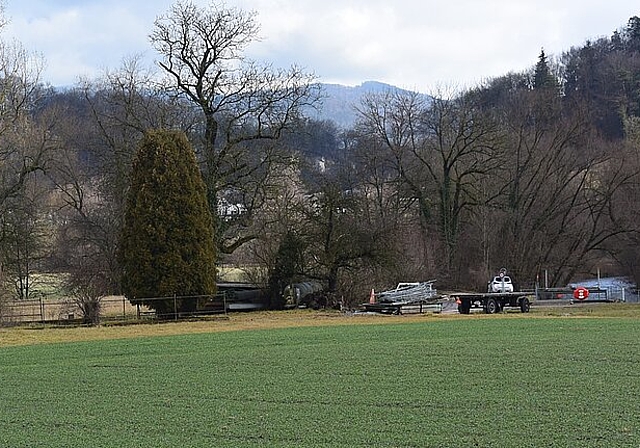 «Jostenmatten»: Hier sollte das Mischwasserbecken gebaut werden. Foto: Bea Asper