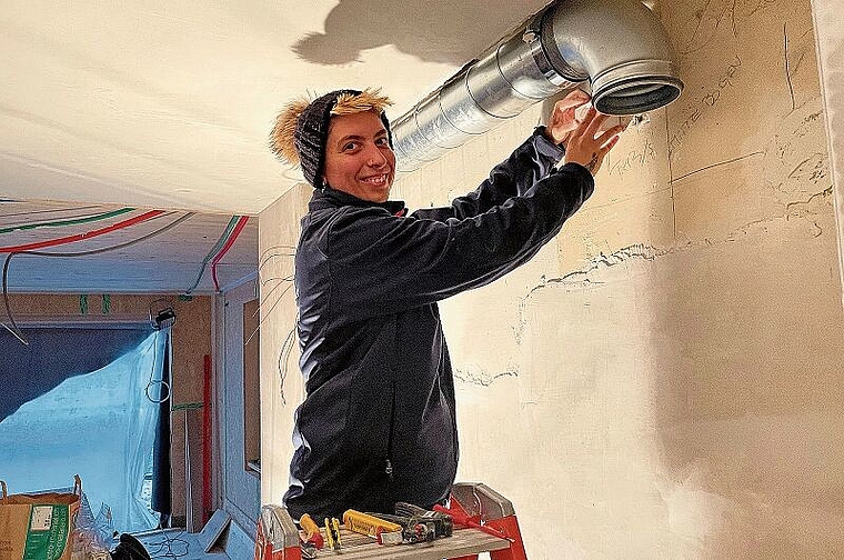 Immer gut gelaunt: Michèle Fioretto ist mit Herzblut bei der Arbeit. Foto: Axel Mannigel
