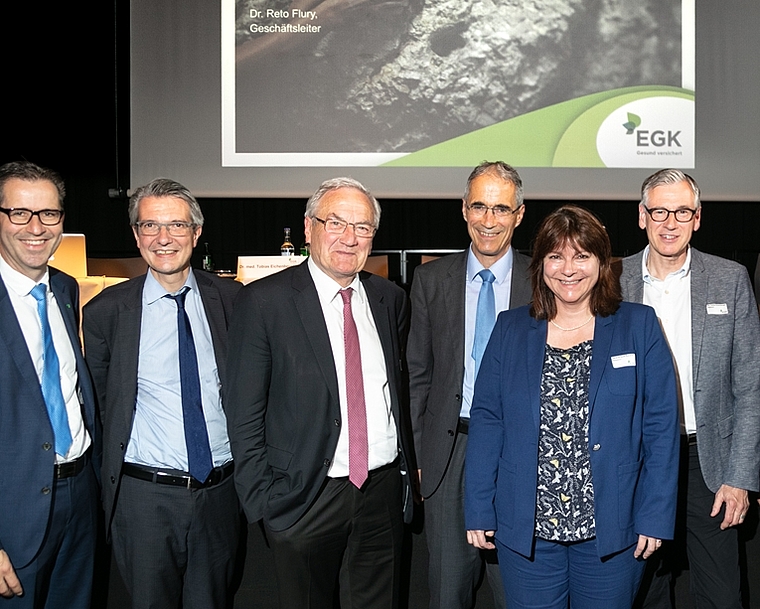 <em>Kenner der Materie: </em>(v.l.) Stefan Kaufmann, Willy Oggier, Dieter Conen, Serge Gaillard, Verena Nold Rebetez, Tobias Eichenberger.Foto: zvg