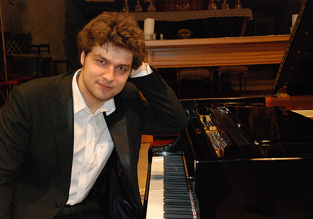 Von ihm wird man in Zukunft noch hören: Der russische Pianist Lukas
