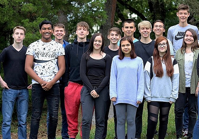 Zieht ein grosses Projekt durch: Die Klasse 2AB des Gymnasiums Laufental-Thierstein. Foto: zvg