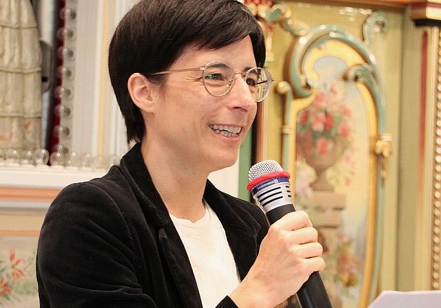 Begrüssung: Die neue Museumsleiterin Michelle Ziegler freut sich auf ihre neue Aufgabe. Foto: zVg