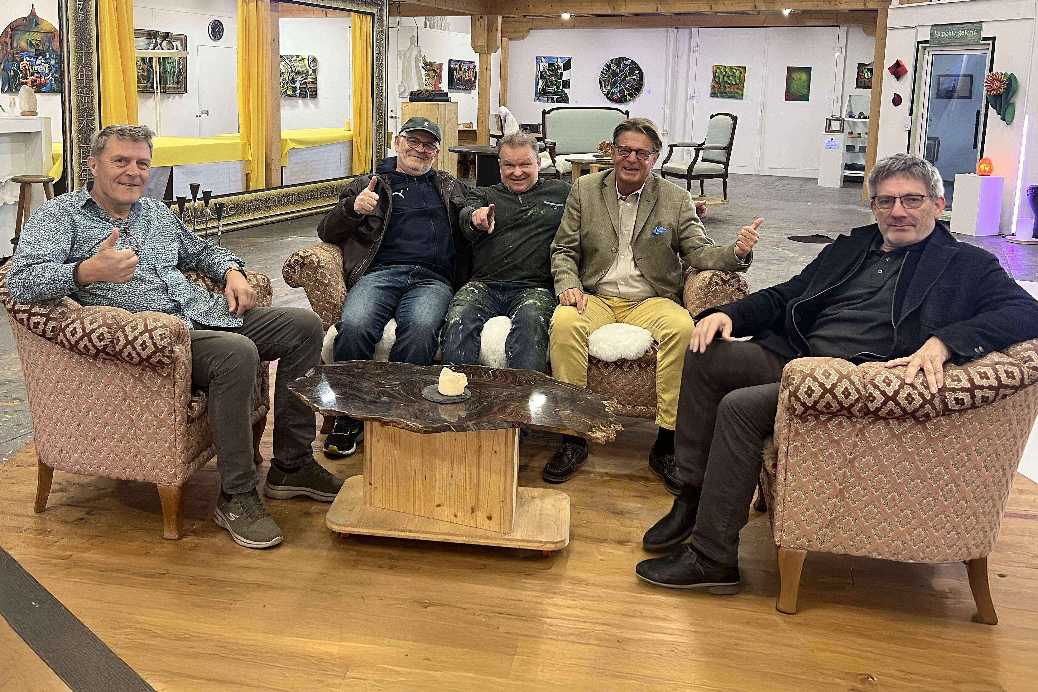 Organisieren nochmals ein Quo Vadis: Simon Jermann, Konni Hueber, David Pflugi, Gabriel Barell und Christoph Sütterlin. Foto: zVg