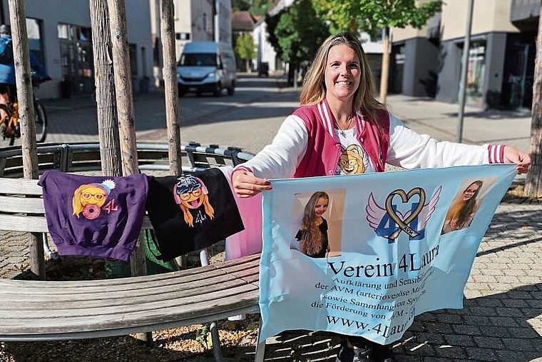 Möchte über die Krankheit AVM aufklären: Sara Militello hat mit ihrem Mann Salvatore den Verein 4Laura gegründet.
Foto: Melanie Brêchet