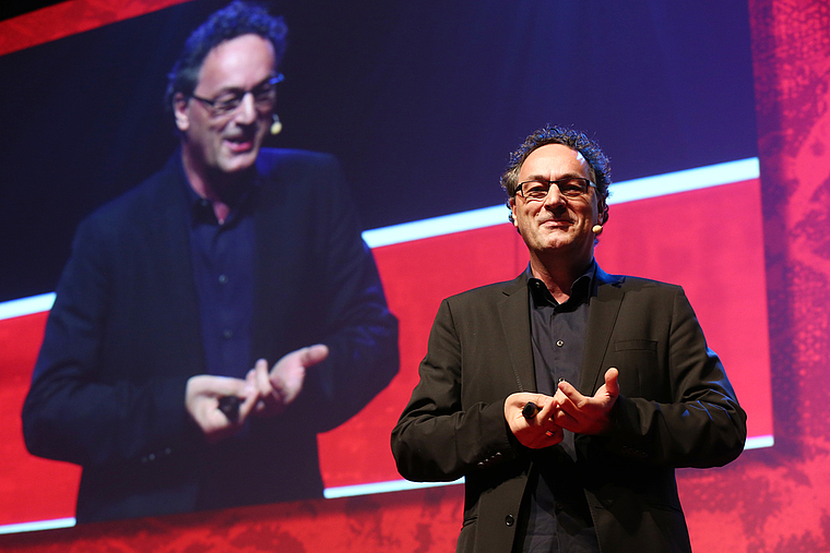 Gefragter Redner: Der in Arlesheim wohnhafte Futurist Gerd Leonhard absolvierte seit 2002 Auftritte vor 250 000 Führungskräften und Fachleuten in über 54 Ländern. Foto: ZVG