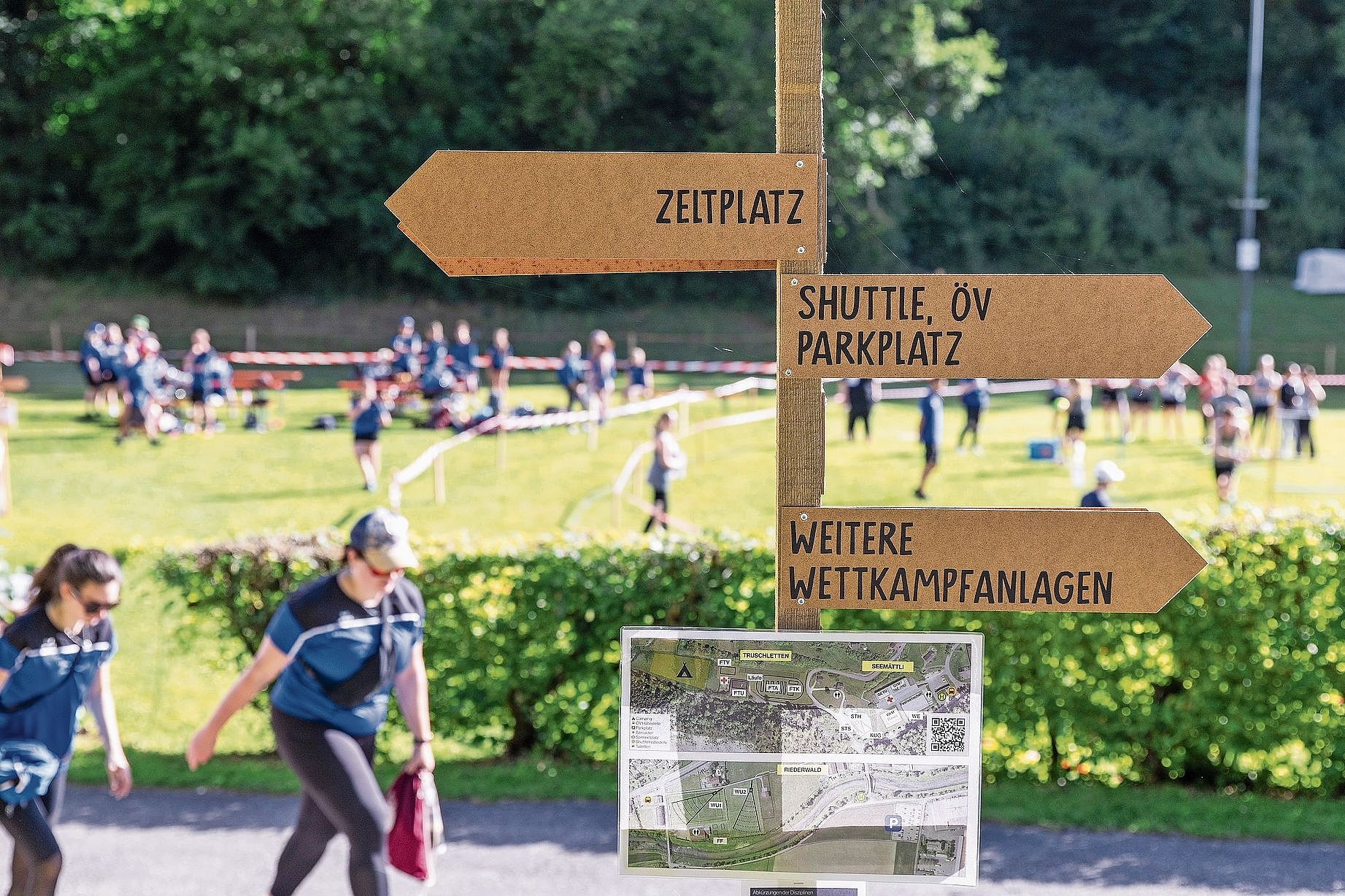 Sportlicher Trubel: Auf dem Seemättli-Areal fanden die Vereinswettkämpfe statt. Sportlicher Trubel: Auf dem Seemättli-Areal fanden die Vereinswettkämpfe statt.